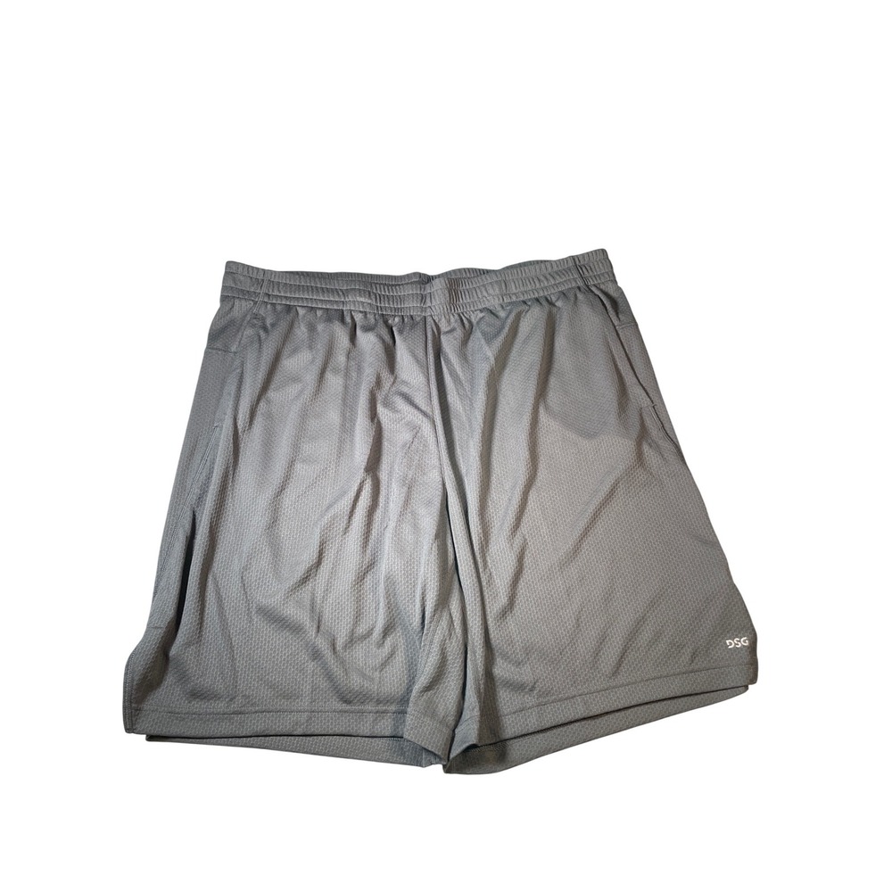 DSG Mens Performance Mesh Athletic Shorts Charcoal Grey 2XL New